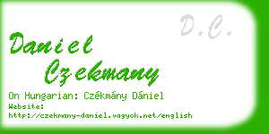 daniel czekmany business card